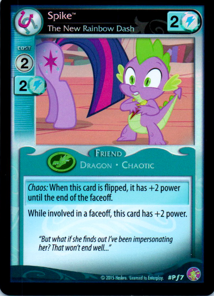 MLP CCG Absolute Discord PF7 Spike, The New Rainbow Dash – Pack