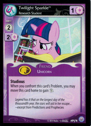MLP CCG Premiere Pf4 Twilight Sparkle Research Student