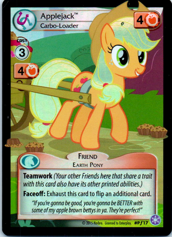 MLP CCG Crystal Games PF17 Apple Jack Carbo-Loader