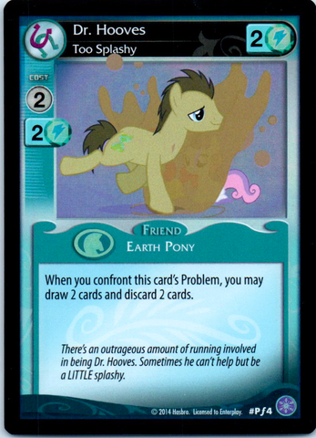 MLP CCG Crystal Games PF4 Dr Hooves Too Splashy