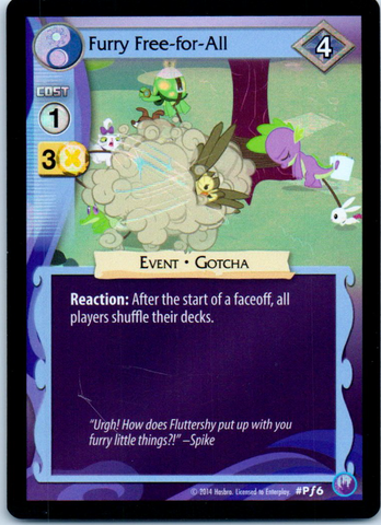 MLP CCG Canterlot Nights PF6 Furry Free-For-All
