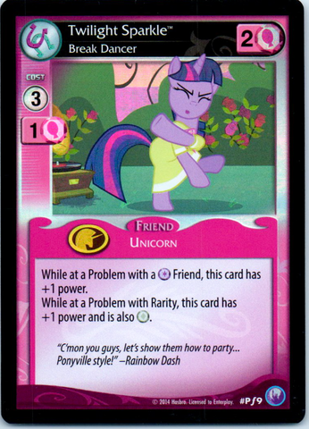 MLP CCG Canterlot Nights PF9 Twilight Sparkle Break Dancer