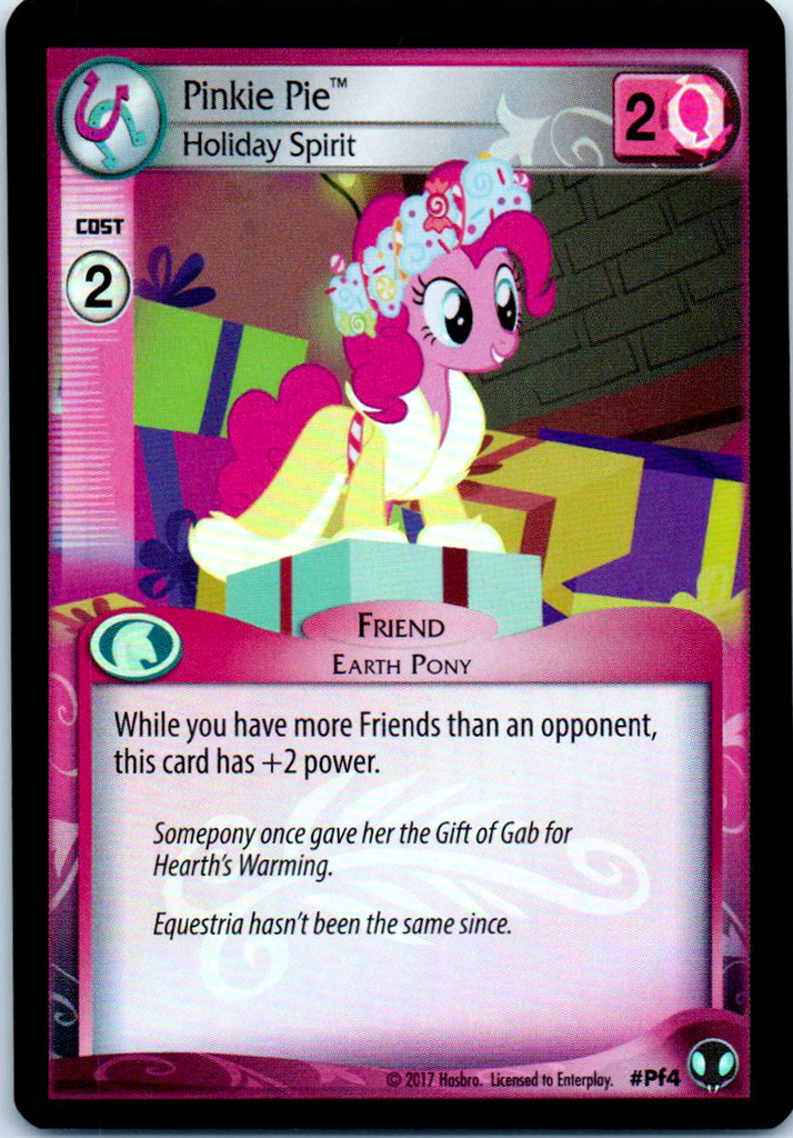 MLP CCG DoE PF4 Pinkie Pie Holiday Spirit – Pack Breakers