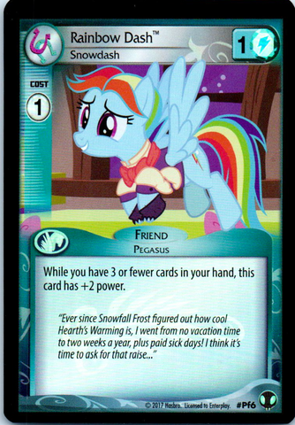 MLP CCG DoE PF6 Rainbow Dash Snow Dash