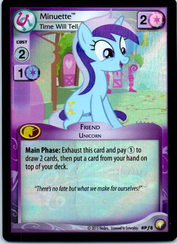 MLP CCG Equestrian Odysseys PF8 Minuette Time Will Tell