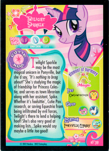 MLP Series 1 F39 Twilight Sparkle