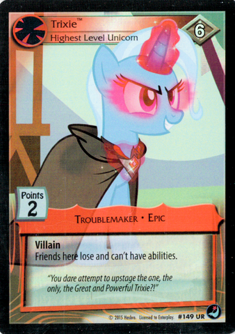 MLP CCG High Magic 149 UR Trixie, Highest Level Unicorn