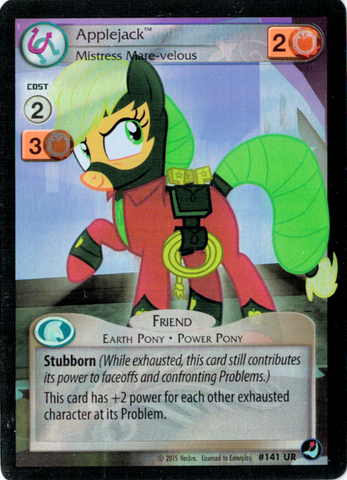 MLP CCG High Magic 141 UR Applejack, Mistress Mare-velous