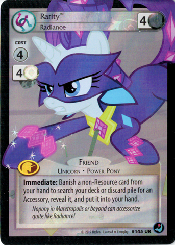 MLP CCG High Magic 145 UR Rarity, Radiance