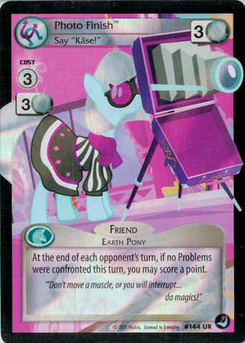 MLP CCG High Magic 144 UR Photo Finish Say "Kaze!"