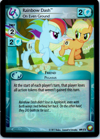 MLP CCG Equestrian Odysseys PF2 Rainbow Dash On Even Ground