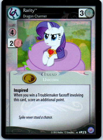 MLP CCG Premiere Pf5 Rarity Dragon Charmer