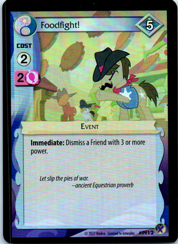 MLP CCG Marks In Time PF12 Foodfight