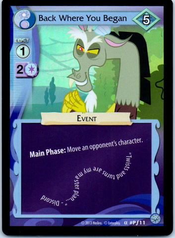 MLP CCG Premiere Pf11 Back Where You Began