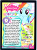 MLP Series 1 #F37 Rainbow Dash Comic Con Foil Card