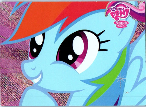 MLP Series 1 #F37 Rainbow Dash Comic Con Foil Card