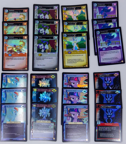 MLP CCG Celestial Solstice Foil Cards in original cello pack