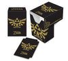 Zelda Deck Box - Black with Gold Crest