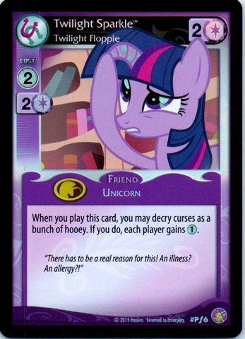 MLP CCG Absolute Discord PF6 Twilight Sparkle Flopple