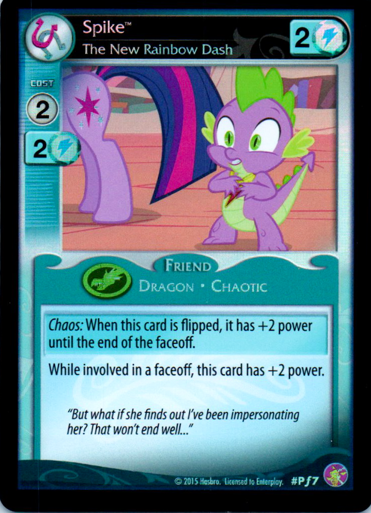 MLP CCG Absolute Discord PF7 Spike, The New Rainbow Dash – Pack