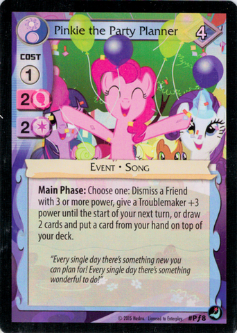 MLP CCG High Magic PF8 Pinky the Party Planner