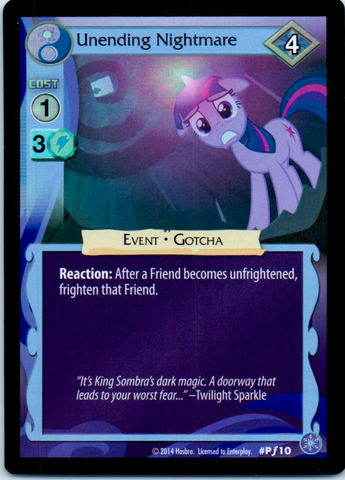 MLP CCG Crystal Games PF10 Unending Nightmare