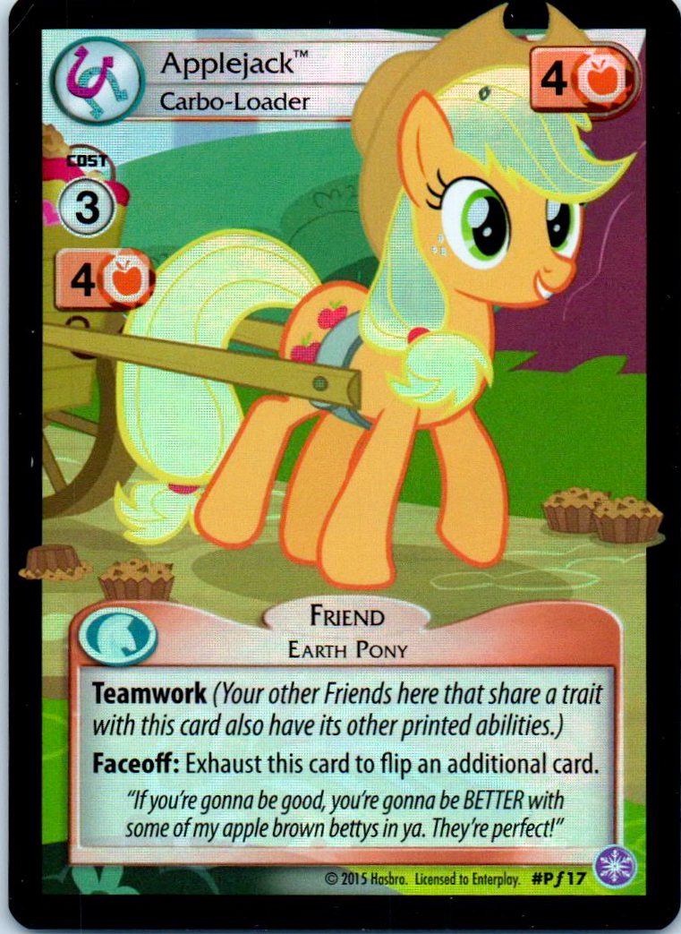 MLP CCG Crystal Games PF17 Apple Jack Carbo-Loader Pack Breakers MLP CCG Crystal Games PF17 Apple Jack Carbo-Loader Pack Breakers