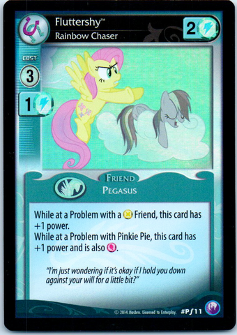 MLP CCG Canterlot Nights PF11 Fluttershy Rainbow Chaser