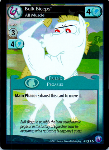 MLP CCG Canterlot Nights PF16 Bulk Biceps