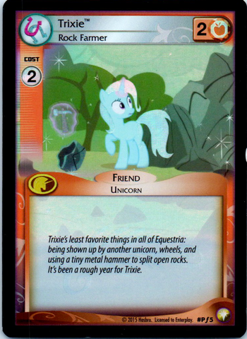 MLP CCG Equestrian Odysseys PF5 Trixie Rock Farmer