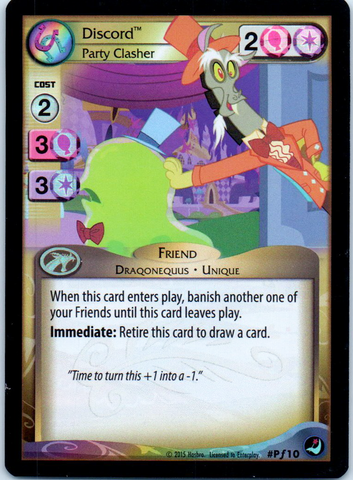 MLP CCG High Magic PF10 Discord Party Crasher