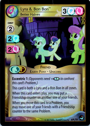 MLP CCG High Magic PF9 Lyra & Bon Bon Better Halves