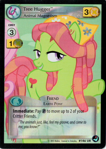 MLP CCG High Magic 146 UR Tree Hugger, Animal Magnetism