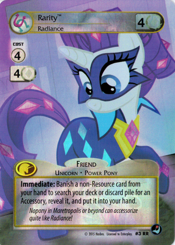 MLP CCG High Magic #3 RR Rarity, Radiance