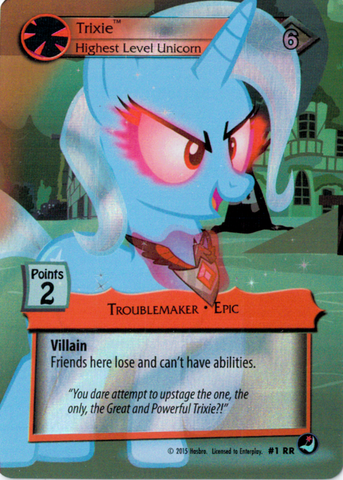 MLP CCG High Magic #1 RR Trixie, Highest Level Unicorn