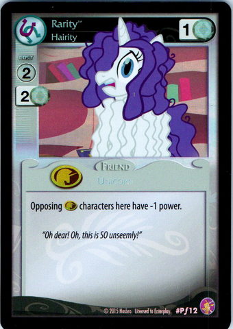 MLP CCG Absolute Discord PF12 Rarity Hairity