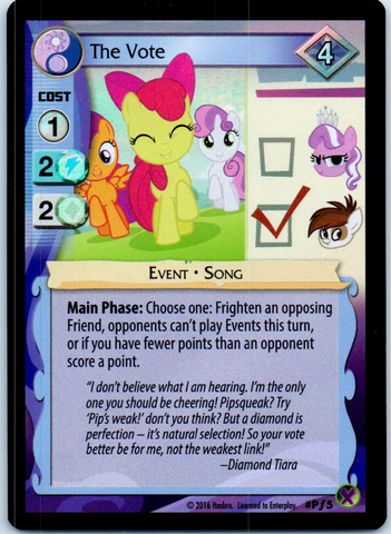 MLP CCG Marks In Time PF5 The Vote