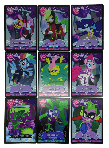 MLP Power Ponies 9-Card Foil Set in a cello pack