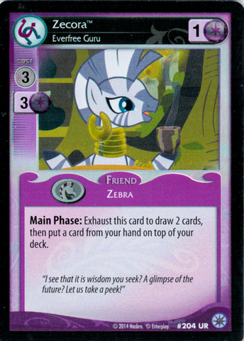 MLP CCG Premiere #204 UR Zecora, Everfree Guru