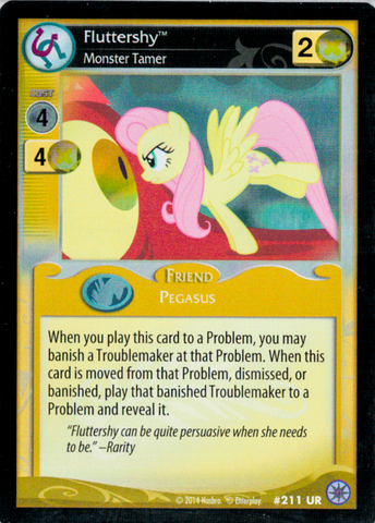 MLP CCG Premiere #211 UR Fluttershy, Monster Tamer