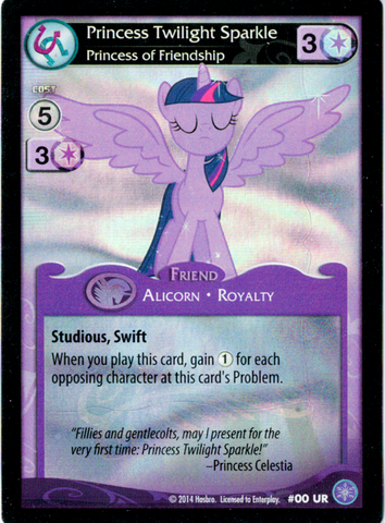 MLP CCG CG #00 UR Princess Twilight Sparkle, Princess of Friendship