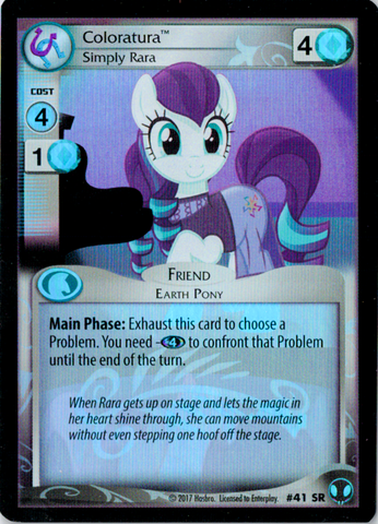 MLP CCG DoE #41 SR Coloratura, Simply Rara