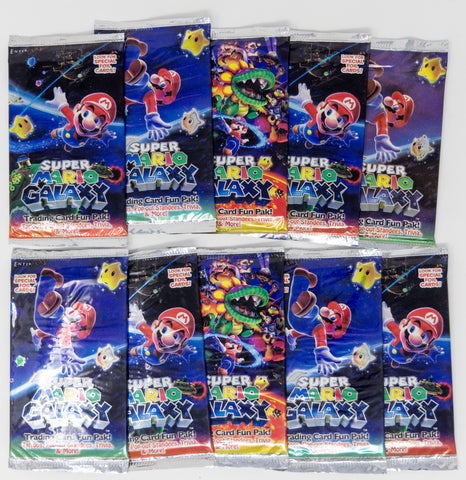 Super Mario Galaxy Trading Card Fun Packs - 10-pack