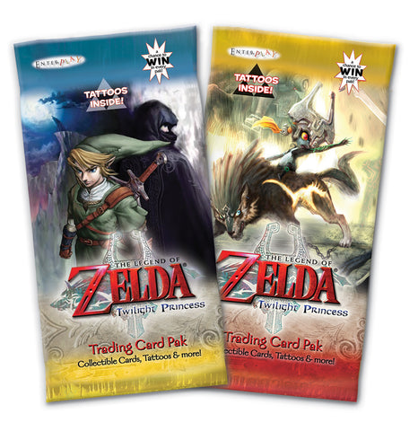 Zelda Twilight Princess Trading Card Packs - 3-pack