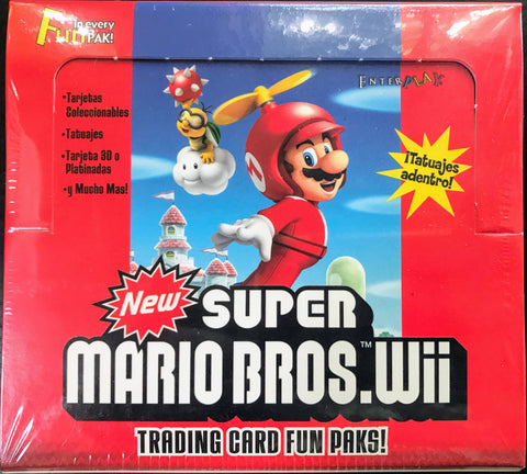 New Super Mario Wii Trading Card Fun Packs - Spanish Edition