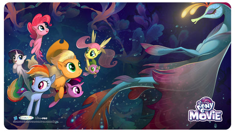 MLP Movie Play Mat - Seaponies + Bonus Foil Card!