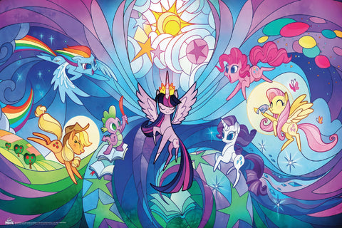 MLP Movie Poster - Stained Glass