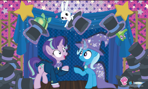 MLP Poster - 3D "Magic Show" Trixie & Starlight